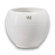 VASO ARTICA  D.16 H 13,5  WHITE