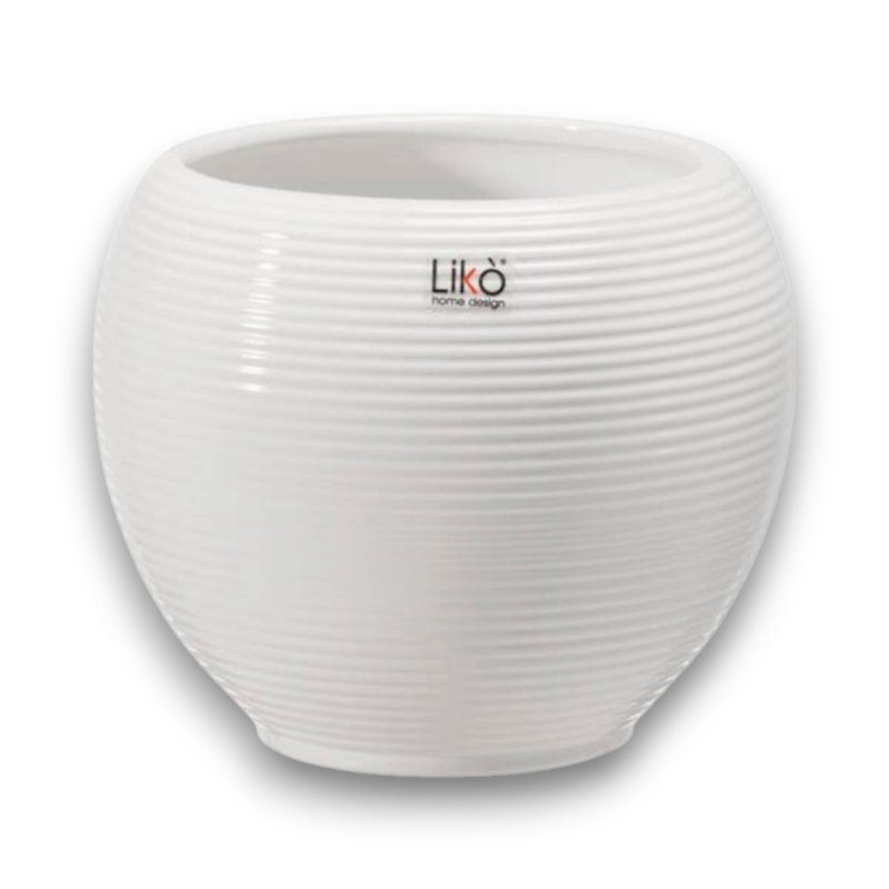 VASO ARTICA  D.16 H 13,5  WHITE