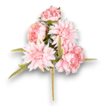 FRONTALE PEONIE DALIE  CM.43 PINK