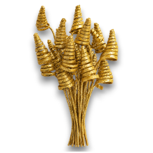 °°°CANE CONE MINI X25 PZ ORO