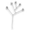 DIAMANTINI SU RAMETTO 5MM 10 CM PZ 12