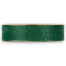 ORGANZA MATT RIBBON  MM 25X20MT DARK GREEN