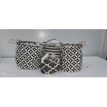 SACCHETTO STOFFA CM.16 D.17 BLACK