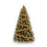 FESTONE 252 SFERE PLASTICA CM.380 GOLD