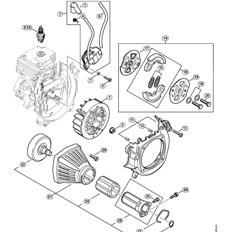 SCATOLA FRIZIONE / IMPIANTO DI ACCENSION